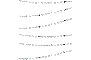 Lauthen.S Airplane Clouds Garland: The Ultimate Celestial Party Decoration