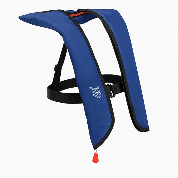 Automatic Inflatable Life Jacket | Low Profile PFD for Adults | Compact Design Self Inflating Life Vest | Supports up to 330 lbs