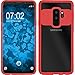 Produktbild PhoneNatic Case kompatibel mit Samsung Galaxy S9 - Hülle rot Margin Hard-case Cover