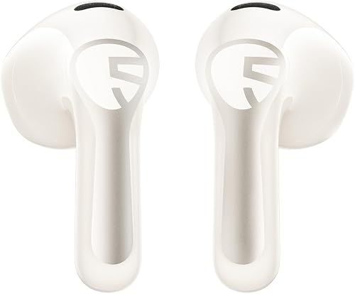 SoundPEATS Air6 HS Wireless Earbuds, Bluetooth 6.0, LDAC Hi-Res Audio for HiFi Sound, 13mm Dynamic Driver, Total 45H, Quick Charging, IPX5 Resistant, Comfortable Fit, Support App, Beige