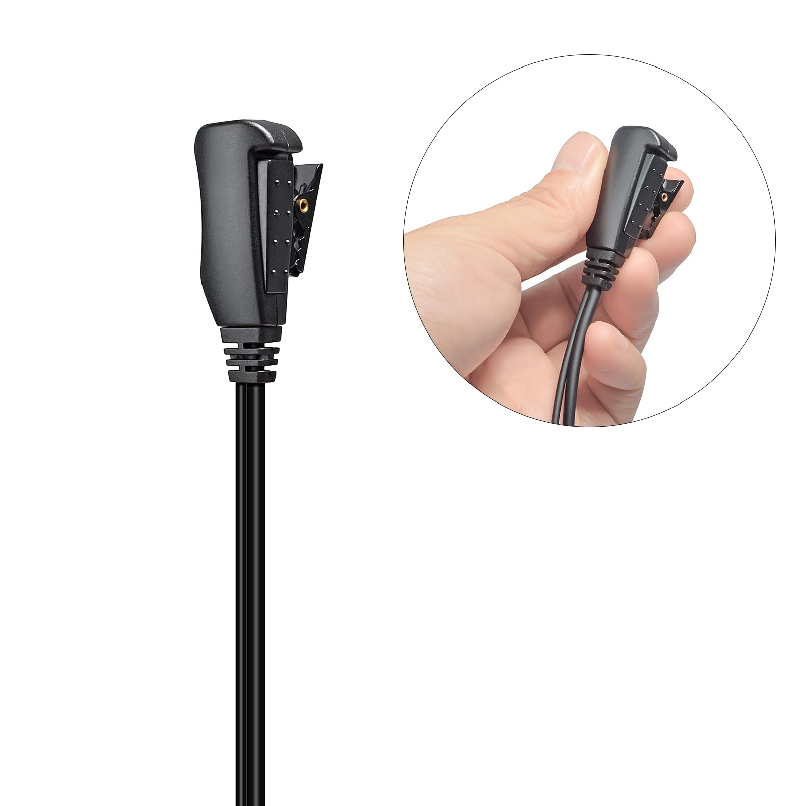 Auricular Walkie Talkie De 2 Pines Con Micrófono PTT Y Tubo Acústico De - Foto 6