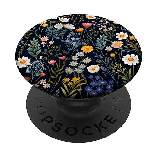 Mixed Flower Bouquet Floral Pattern Wildflowers PopSockets Adhesive PopGrip