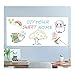 rabbitgoo Whiteboard Sticker Wall Paper Self Adhesive Large Wall Paper Dry Erase Message Board Wall Decal Peel and Stick Wallpaper for Home Office School with a Free Marker Pen, 17.7 x 78.7 inches