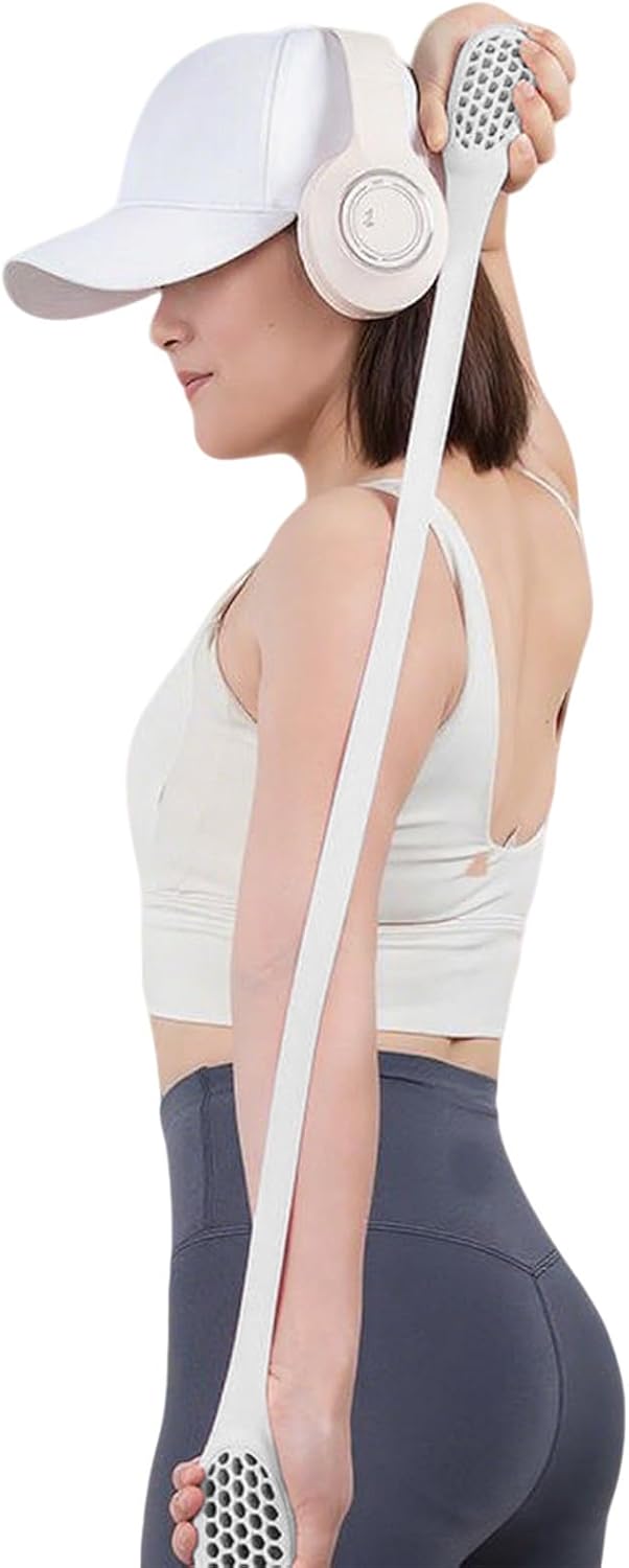 Fitness Resistance Band – 2 In 1 Hand Grip Trainer And Arm Workout Resistance Bands,Ergonomic Back Training Equipment for Youth Athletes Son Women Teens Men Husband