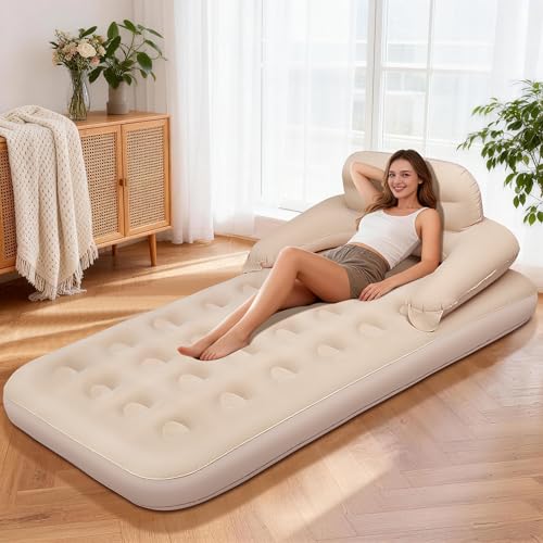 MeiLyte Inflatable Bed Twin Size, Inflatable Couch for Adults...