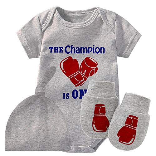culbutomind Conjunto de ropa de bebé Twins Body Guantes de boxeo para bebé, divertido mameluco para bebé Cover