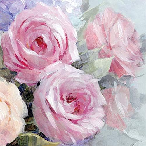 "Julia" - Pack of 20 paper napkins - 33x33cm - 3ply - Decoupage Shabby Chic