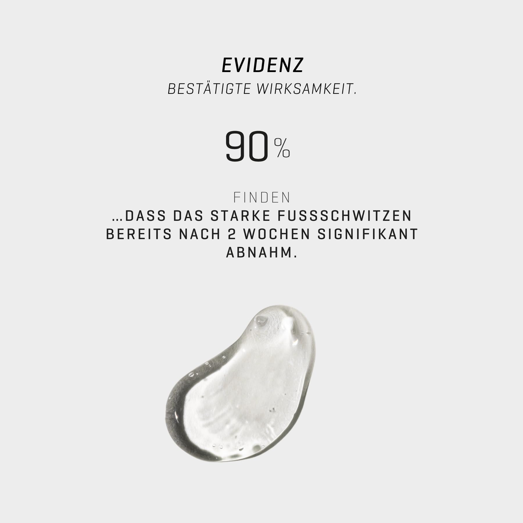 SWEAT-OFF Antitranspirant Gel 30ml | Gel gegen Handschweiß und Fußgeruch | Antiperspirant für Hände & Füße