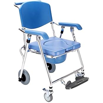 青い入浴用車椅子・シャワーキャリー 入浴用車椅子・シャワーキャリー 青 入浴関連 | 入浴用車いす