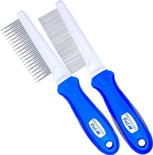 Horicon Pet Detangling and Grooming Dog Comb Set for Dogs, Cats, Small Animals