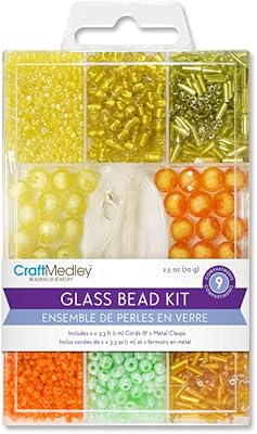 CRAFT MEDLEY BD720D Bead KIT, Tropicana Mix