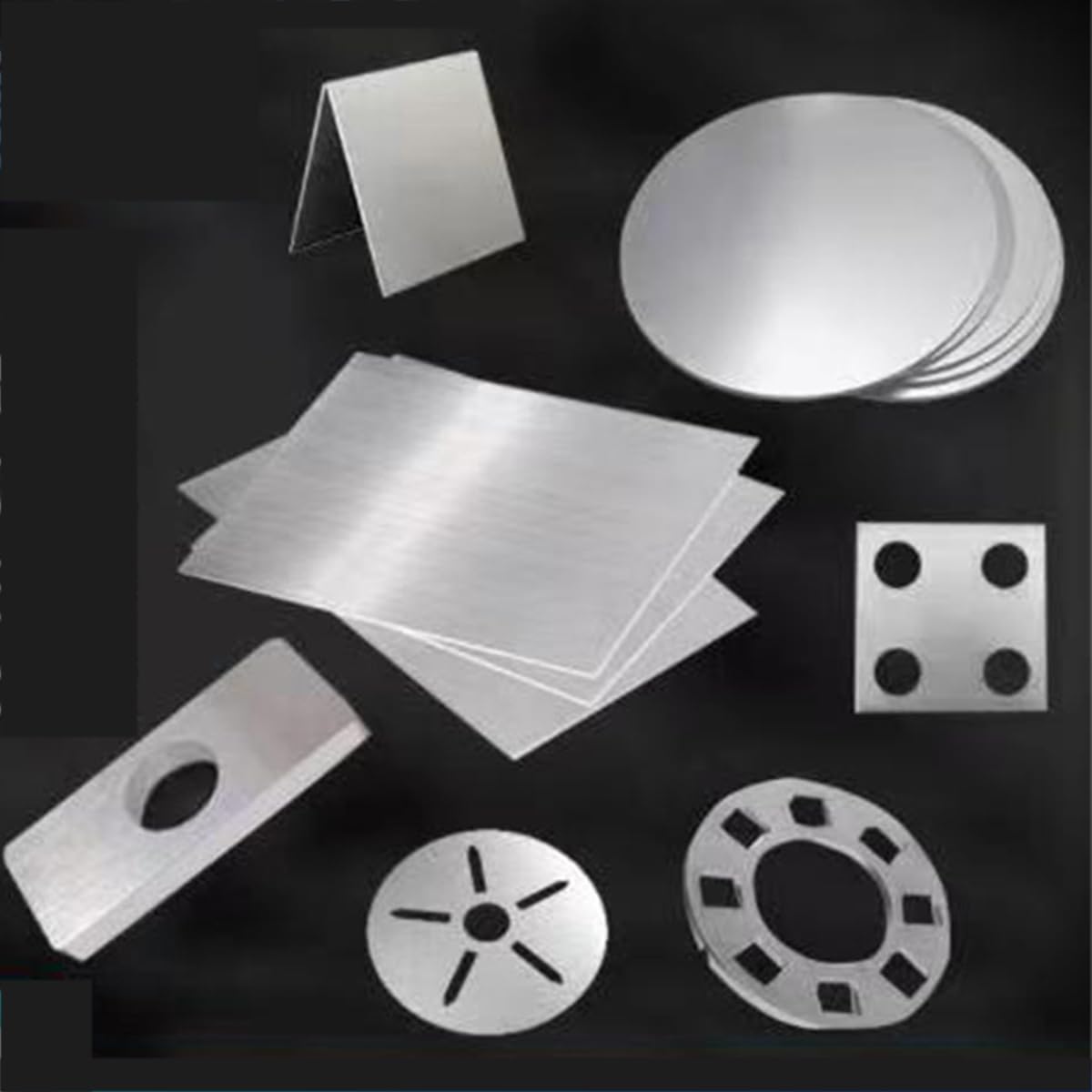 Lastra Acciaio Inox Durevole per riparazioni, modellismo e Costruzioni,1.4×300×400mm