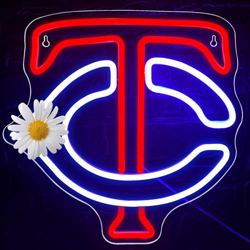 Image of Baseball Neon Sign for Wall Decor Baseball Team Neon Light for Man Cave | Fans Birthday Baseball Gifts,Led 5V USB Powered Neon, Men's Bedroom,Sport Bar Decor,Club,Garage,Boy Cave Wall Art,13.4*13.4in