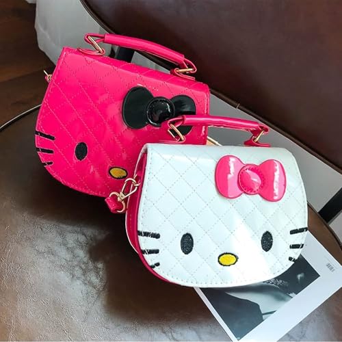 Cute White Cat Purse | Kawaii Crossbody Bag for Girls and Women | Adorable Kitty Wallet Handbag 7