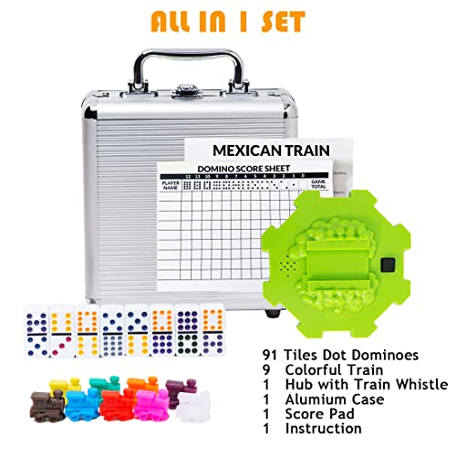 Yinlo 166248011 Mexican Train Dominoes Set thumb #2