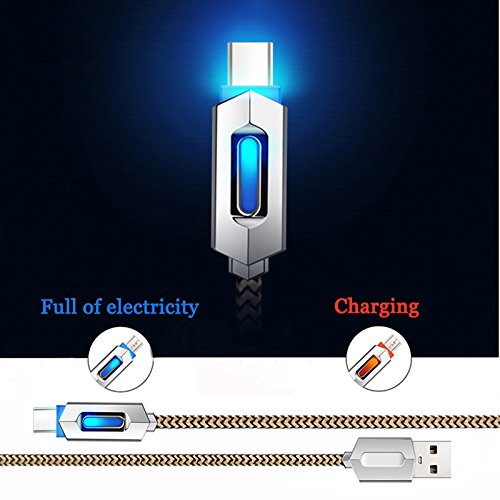 Superior ZRL USB C Cable 3 Pieds (1M) Tress¨¦ Luminous USB-C ¨¤ USB-A 3.0 Cordon De Charge Sync USB Cable De Donn¨¦ES Pour Nexus 6P, Nexus 5X, LG G5