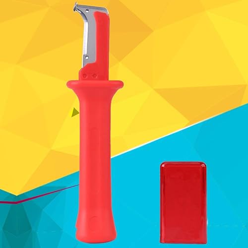 Miniatura 5 de Cortador de pelacables de tira rápida de aislamiento eléctrico, herramienta de mango aislado, cuchillo cortador y herramienta de pelado de cables