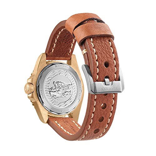 Boderry Original Japanese Automatic Dive Watches For Men,Bronze Case With Sapphire Crystal -100M Waterproof Mens Mechanical Wrist Watches With Rotating Bezel & Screw Down Crown… #TOP3