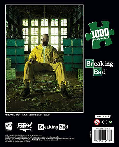 USAOPOLY Breaking Bad 1000 Piece Jigsaw Puzzle Officially Licensed 