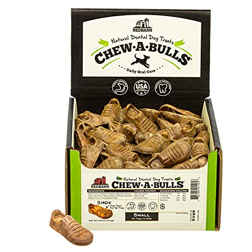 Redbarn Pet Products Chew-A-Bulls (Size: Small, Shape: Shoes, Case of 75)