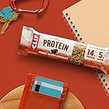 Clif Whey Protein - Gluten Free Snack Bars - Peanut Butter & Chocolate -Gluten Free -Whey Protein- Non-GMO (1.98 Ounce Complete Protein Bars, 8 Count)