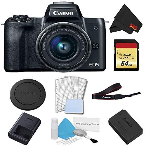 (動作確認済)Canon EOS M50 MarKII 15-45mm STM Amazon Canada: Canon EOS M50 Mark II + EF-M 15-45mm is STM Kit White