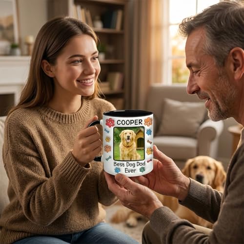 Taza personalizada para papá GABITA 12 oz acero inoxidable miniatura 5