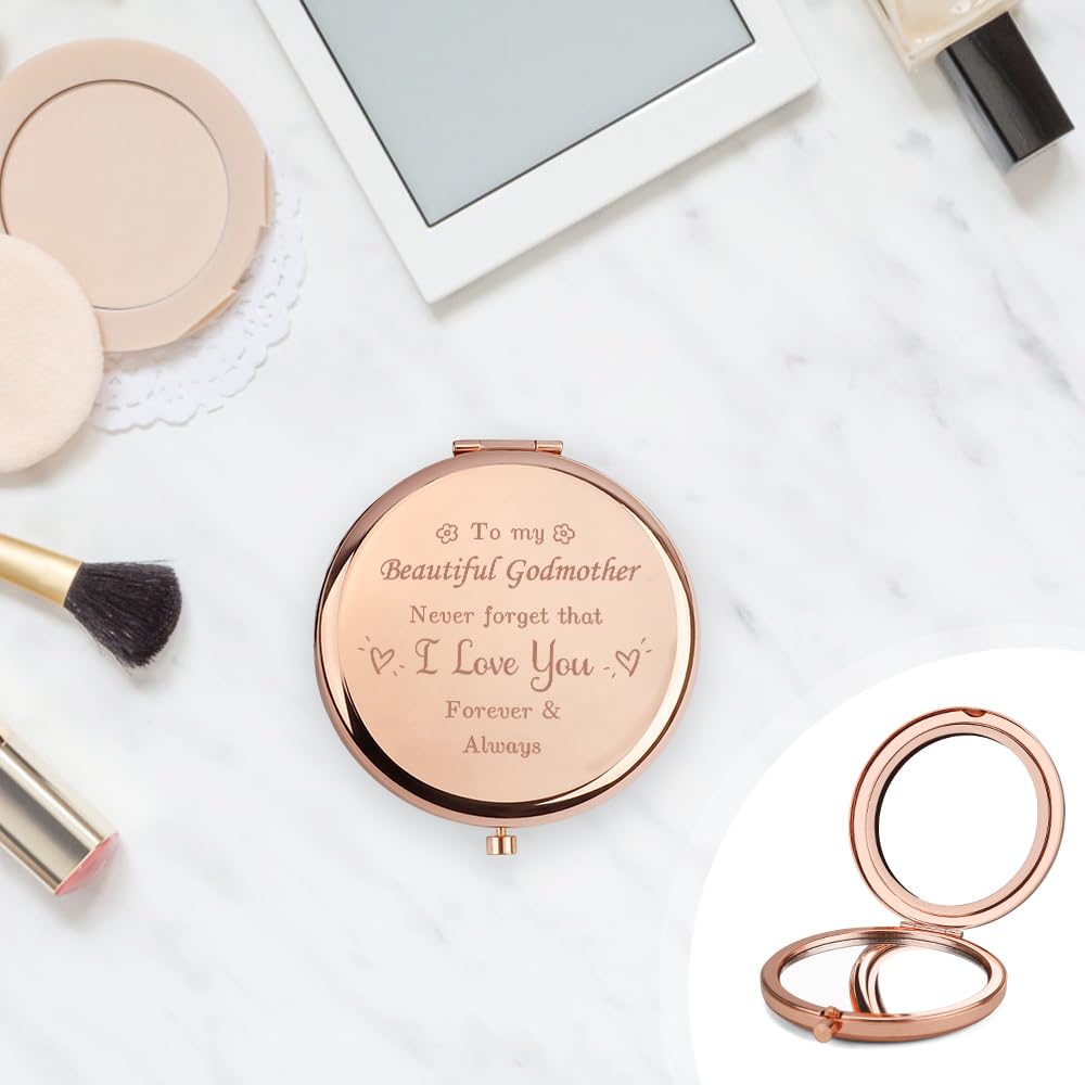 Godmother Gifts Will You Be My Godmother Gifts Godmother Gifts from Godchild Presents for Godmother Godmother Presents Best Godmother Gift Christmas Godmother Gift Compact Mirror for Godmother - Image 4