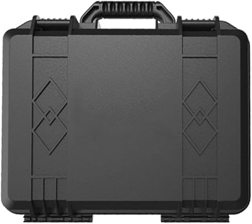 Caja de herramientas rígida con espuma, caja de herramientas de plástico, organizador y almacenamiento, funda de transporte de plástico con espuma