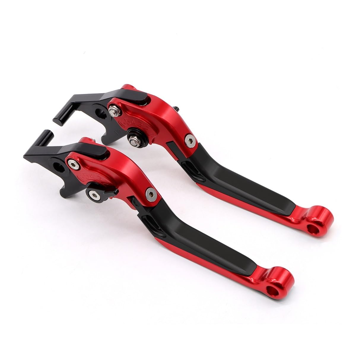 Zdgxfhsrh R.bk.r.bk Motorcycle Brake Clutch Levers For Ya&Maha Nmax 160/155/125 2015-Present Clutch Lever Brake Set Adjustable Folding Handle Levers Motorcycle Accessories(R.bk.r.bk)