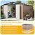Breezestival 10x12 FT Outdoor Storage Shed with Floor Foundation & Lockable Double Doors, Heavy-Duty Galvanized Steel Outdoor Metal Shed for Bike, Tool Storage in Backyard, Patio (10’x12’, Floor Base)