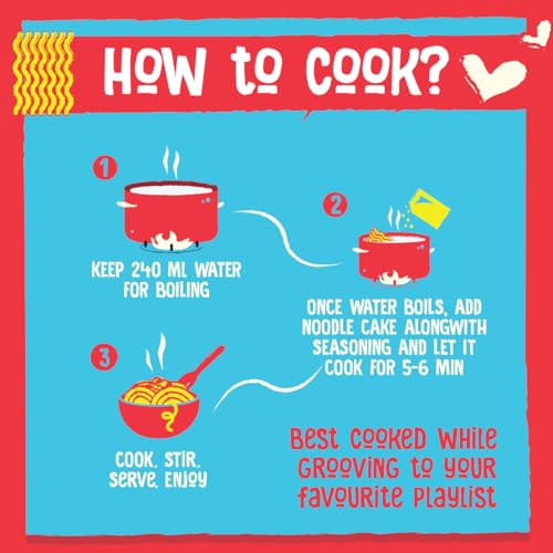 Image of WickedGud Nourishing Curry Instant Noodles (69 gm) | Healthy Noodles | No Maida | No Oil | No MSG | High Protein | High Fibre | Cholesterol Free