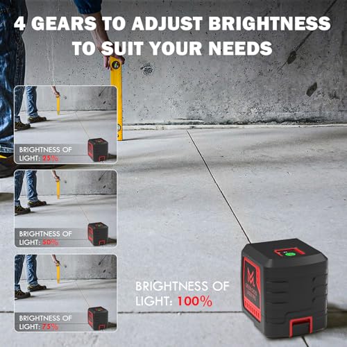 Motovera MT-01 Laser Level, 100 Feet Self Leveling Laser Level thumb #1