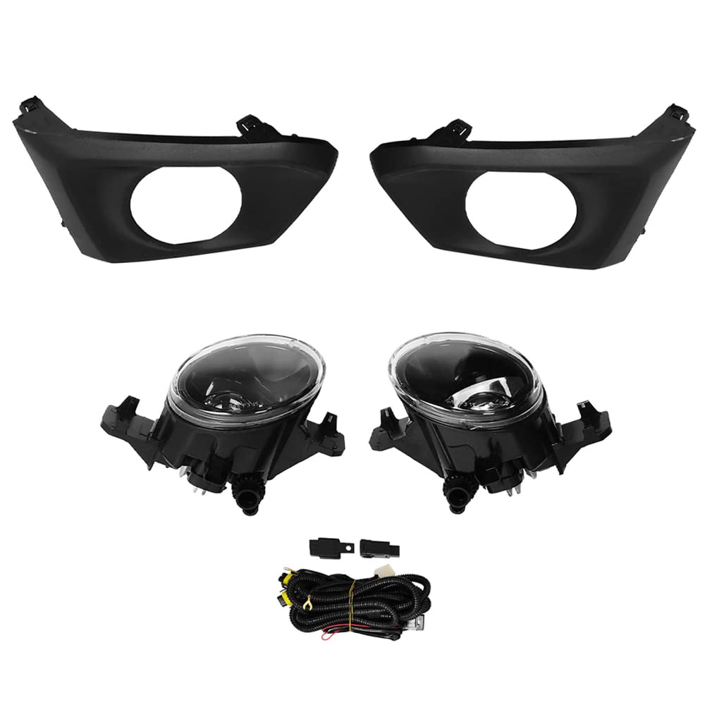 Riloer Kit fendinebbia anteriori per auto 2pcs 12V 55W LED, sostituzione fendinebbia di guida H11 sinistra destra H11 bianco per N-issan A-ltima 2019-2022, impermeabile