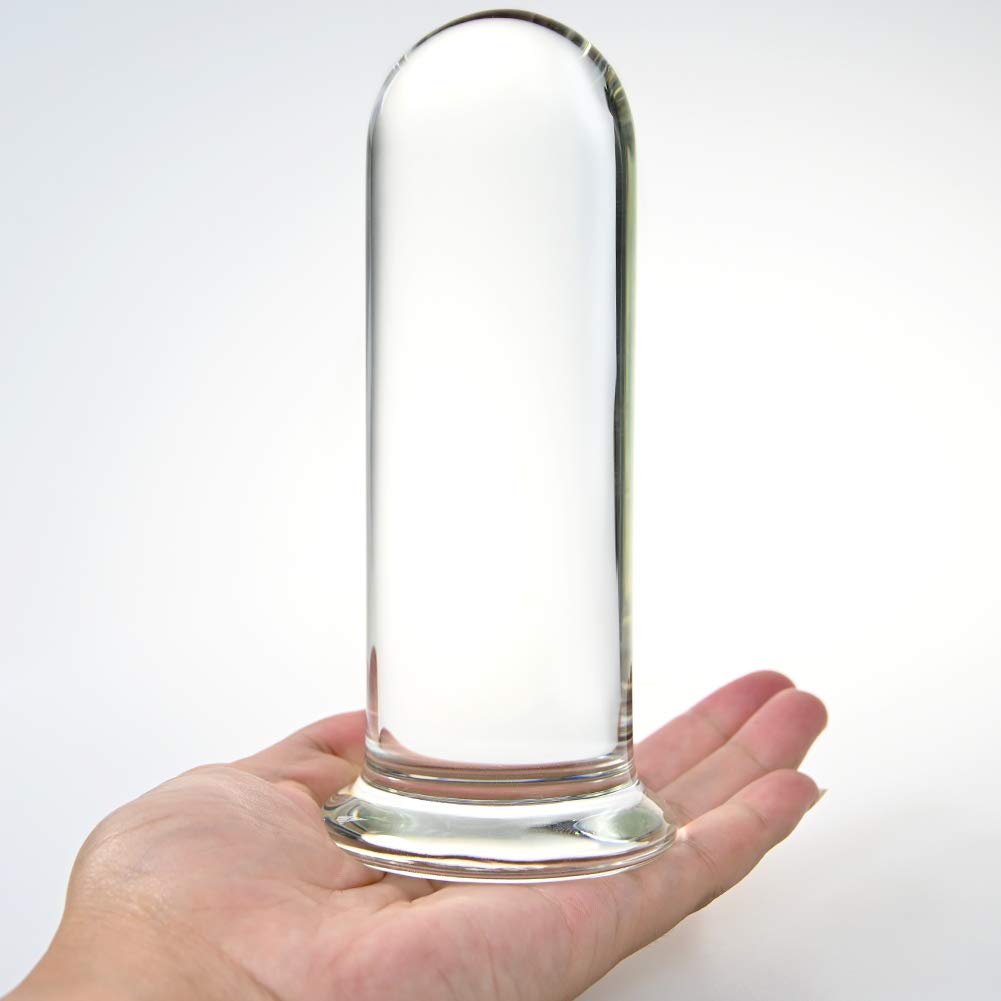 FST arge Butt Plug Big Crystal Dildo G spot Stimulator Sex Pleasure Wand for Women Men Adult Products Masturbation Glass Dildo: M