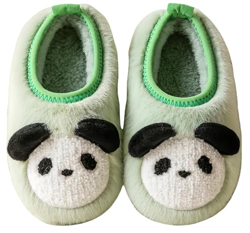 Pantoufles d'hiver pour enfant garcon et fille avec doublure chaude et semelle antiderapante