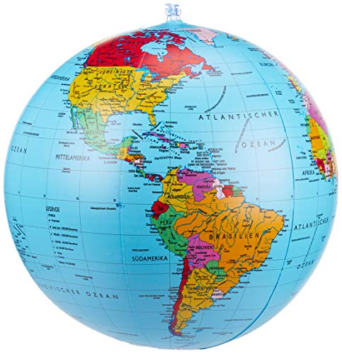Politischer Globus aufblasbar, 40 cm Durchmesser