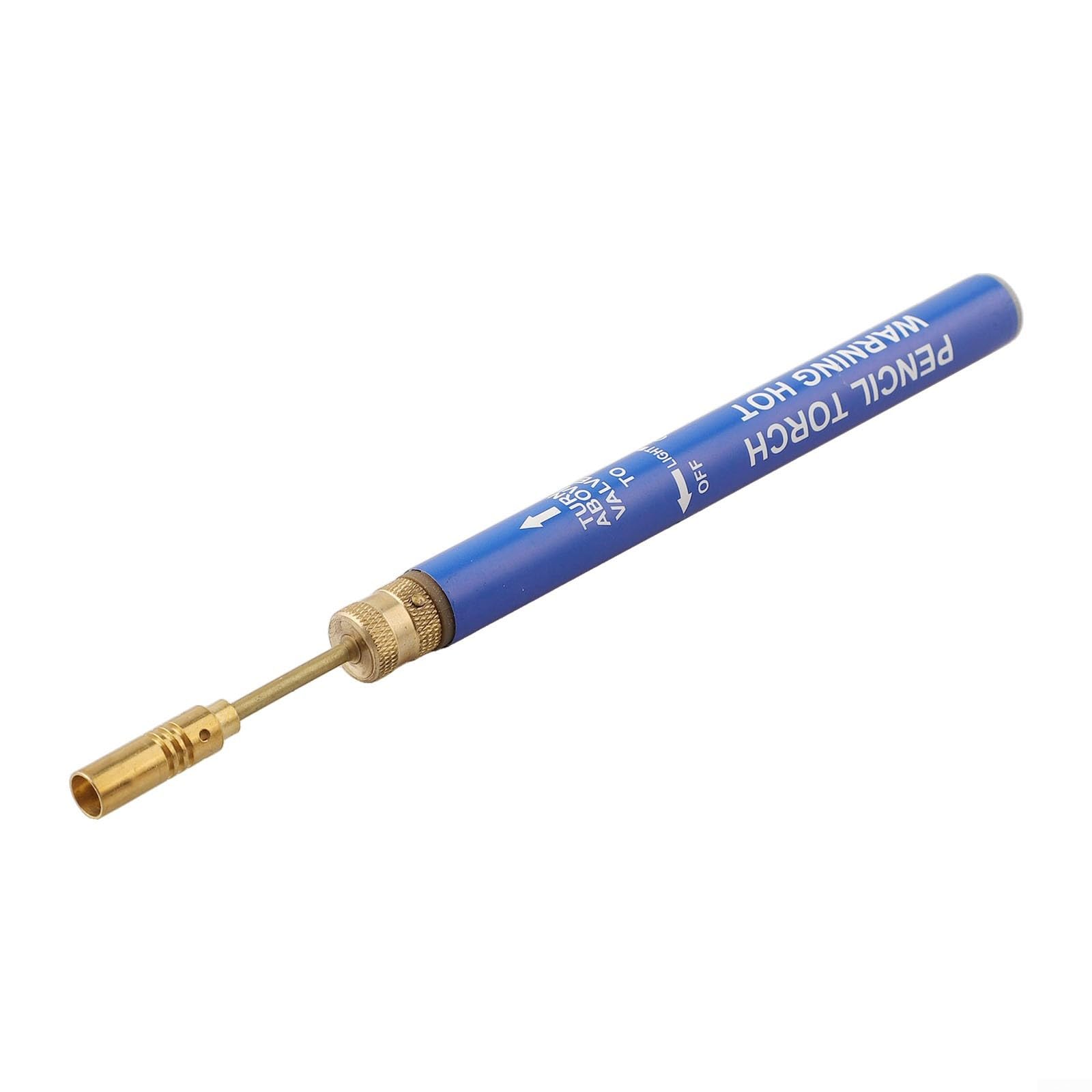 Soldador de gas butano rellenable inalámbrico azul 195 mm soplete de soldadura de precisión con llama variable para reparación de joyas y tubos de PVC arco trabajo DIY hobby juego de herramientas