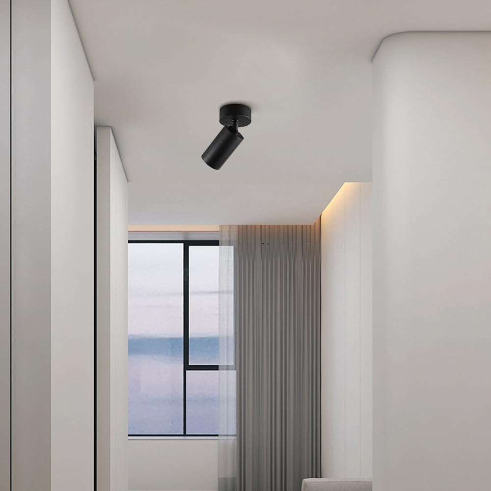 Faretti da incasso, faretti da soffitto, faretti da soffitto a LED, faretti da soffitto orientabili a 360°+90°, faretti direzionali, lampade d'accento, illuminazione for quadri, montaggio a filo moder