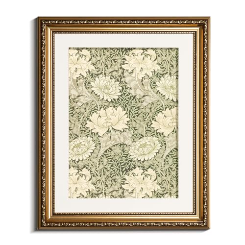 InSimSea Gold Framed Canvas Wall Art Room Decor Aesthetic William