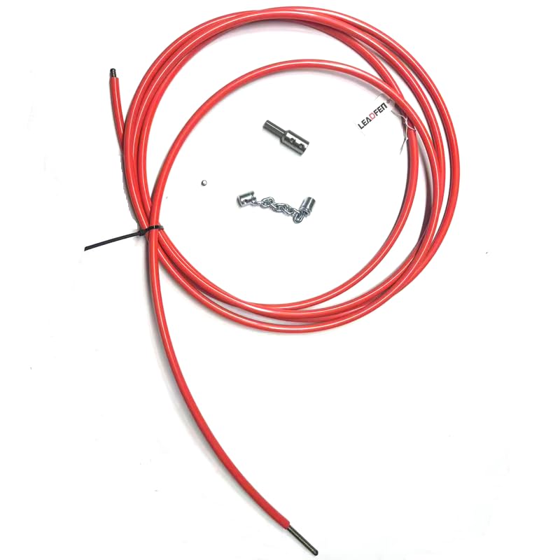 Cable flexible de 6 mm, juego completo de herramientas para limpieza de tuberías DN32-40, desatascador de desagües miniatura 4