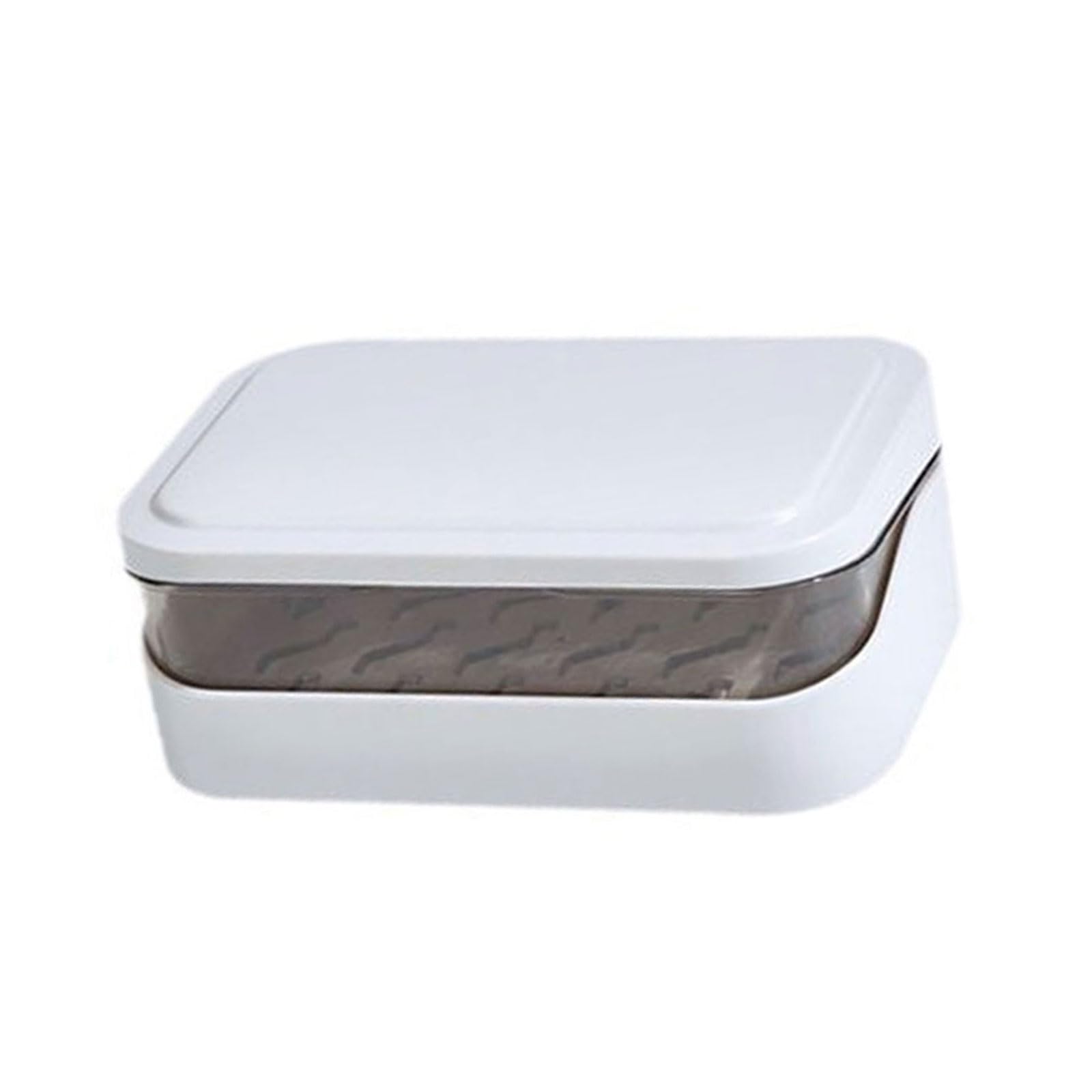 carotoe Soap Tray Soap Case Leak Proof Double Layer Design with Drainage for Camping Gym Portable Bathroom Box