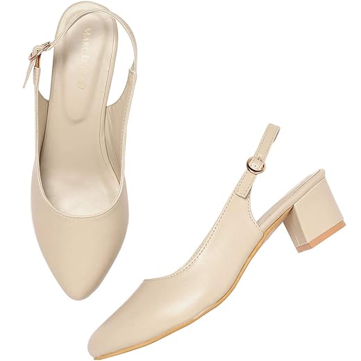 Marc Loire Womens Block Heel Pumps