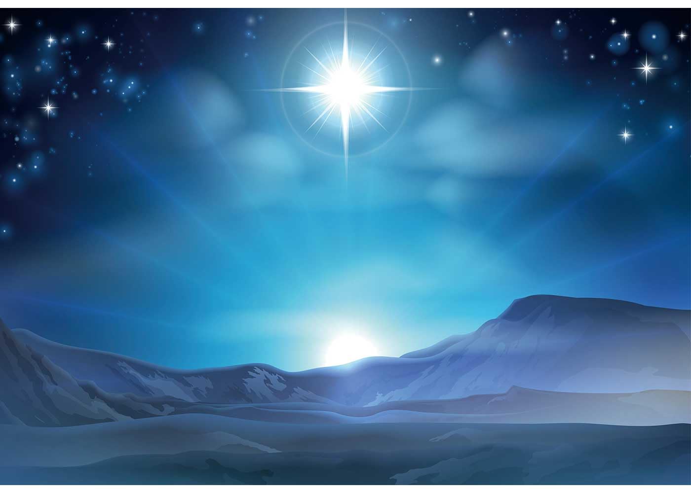 5.9X 3.6ft Nativity Scene Backdrop Christmas Star of Bethlehem Over Desert Birth of Jesus Background Christmas Nativity Decorations Religious Belief Bible Story Photo Studio Props