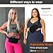 2 Way Zipper Mini Belt Bag for Women, RFID Small Fanny Pack, Womens Fashion Waist Packs Purse with Extender Strap, Nylon Men Crossbody Bum Bags with Key Hook for Traveling Running, Black