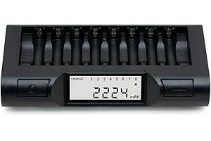 Powerex 20-Slot Charger Analyzer for AA/AAA Batteries