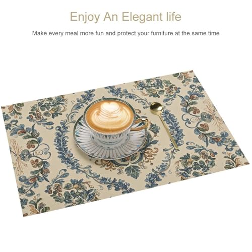 Sets de table étanches et lavables contre les taches en PVC
