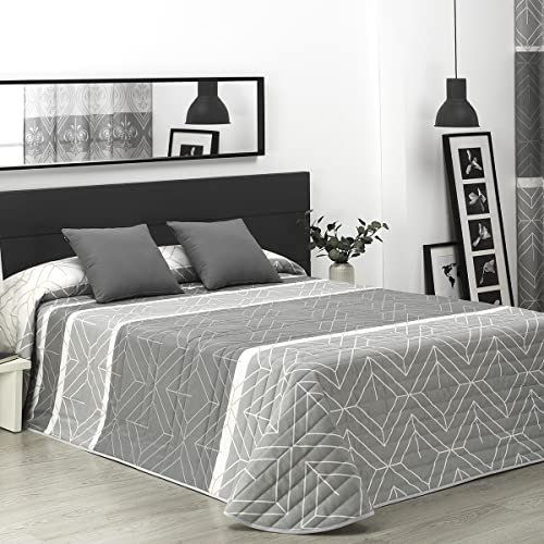 Lanovenanube Colcha bouti DOLI - Cama 135 (235x270 cm) - Color Gris
