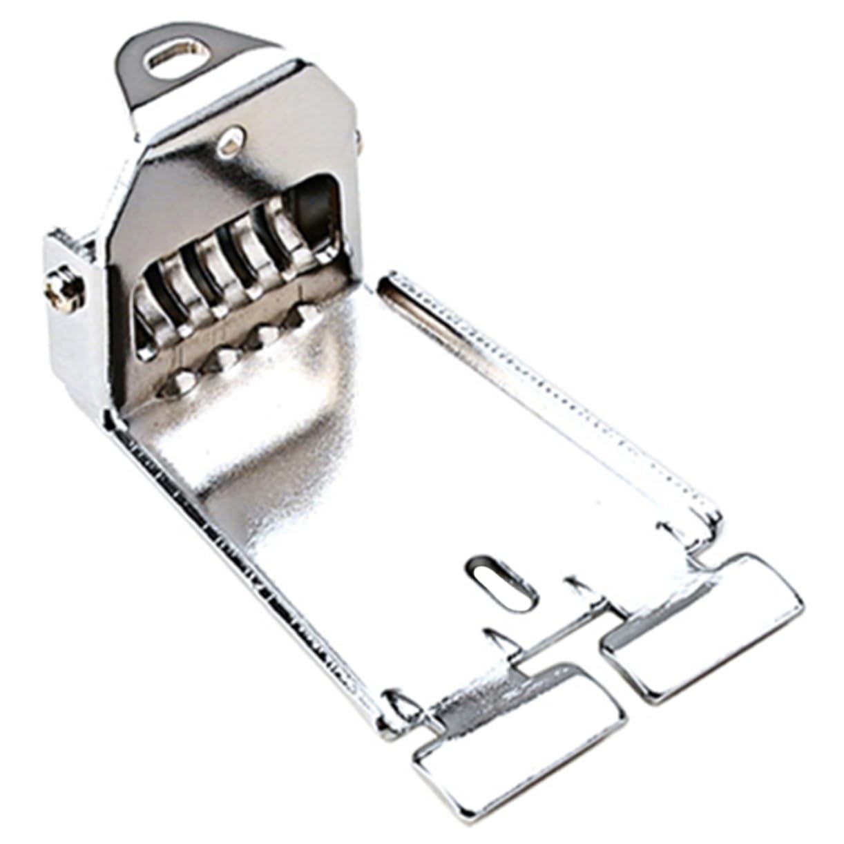 ifundom 4stücke Saiten Banjo Tailpiece Metall Hochwertige Langlebige Zubehörteile Für Traditionelle Banjo-reparaturen Chromfarben Installieren