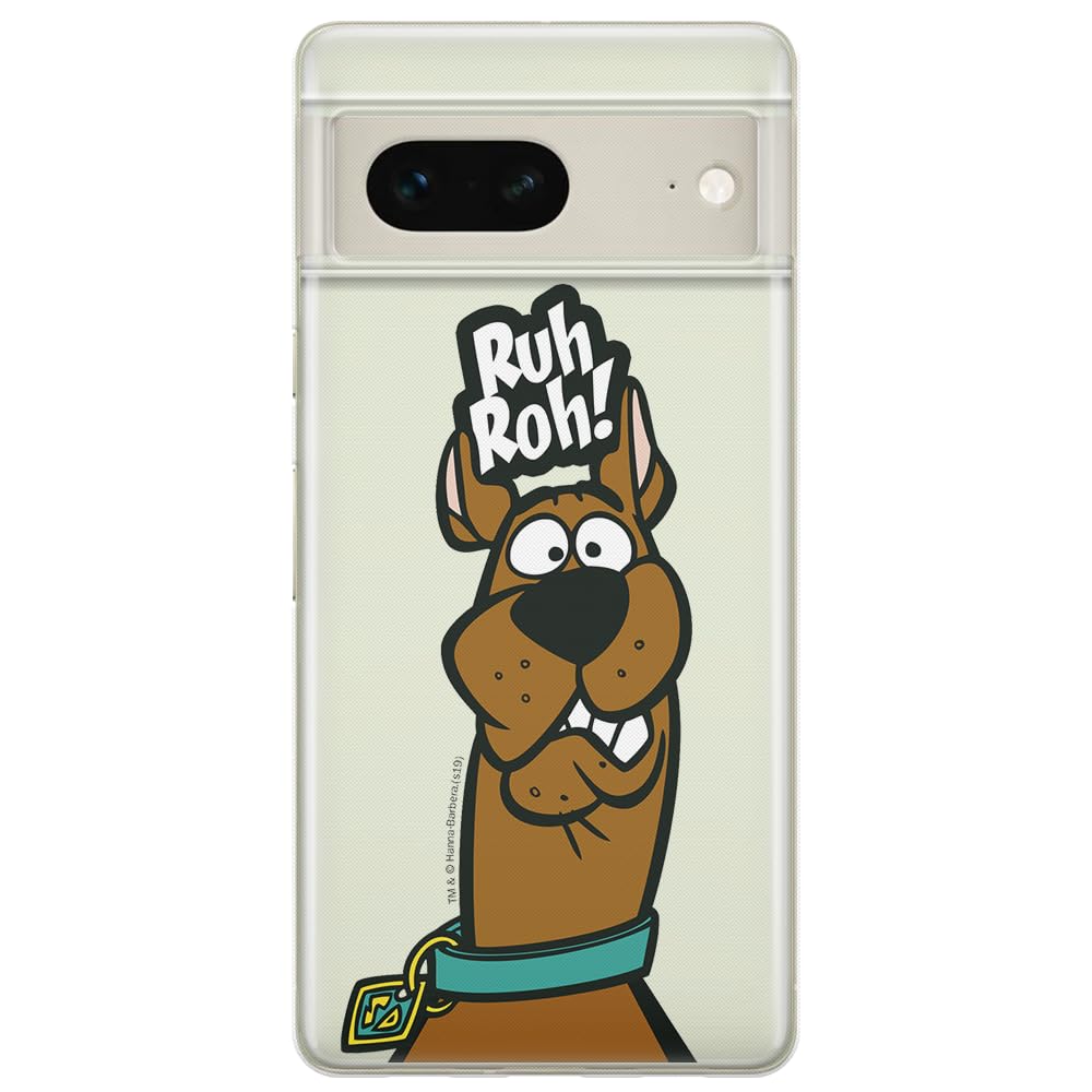 ERT GROUP mobile phone case for Google PIXEL 7 original and officially Licensed Scooby Doo pattern 007 optimally adapted to the shape of the mobile phone, partially transparent